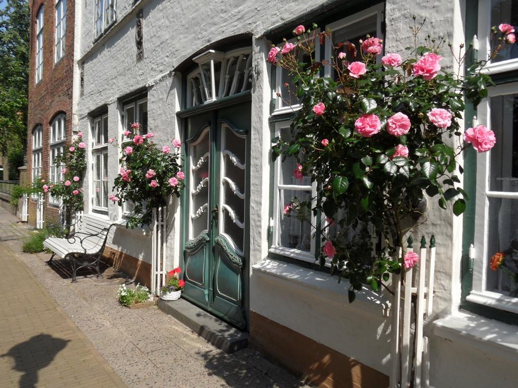 Ferienwohnung Am Mittelburgwall Friedrichstadt Bagian luar foto